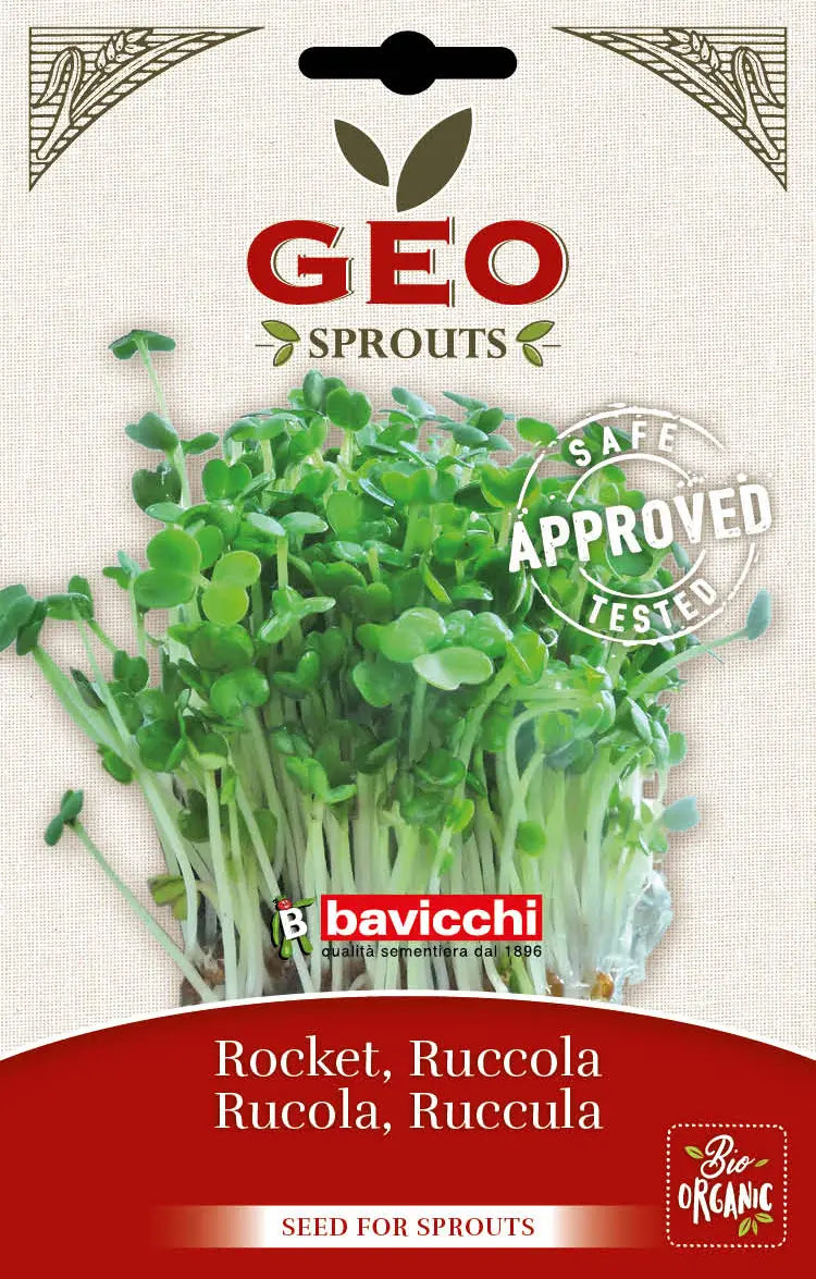 Geo Rucola Keimsaat Verpackung