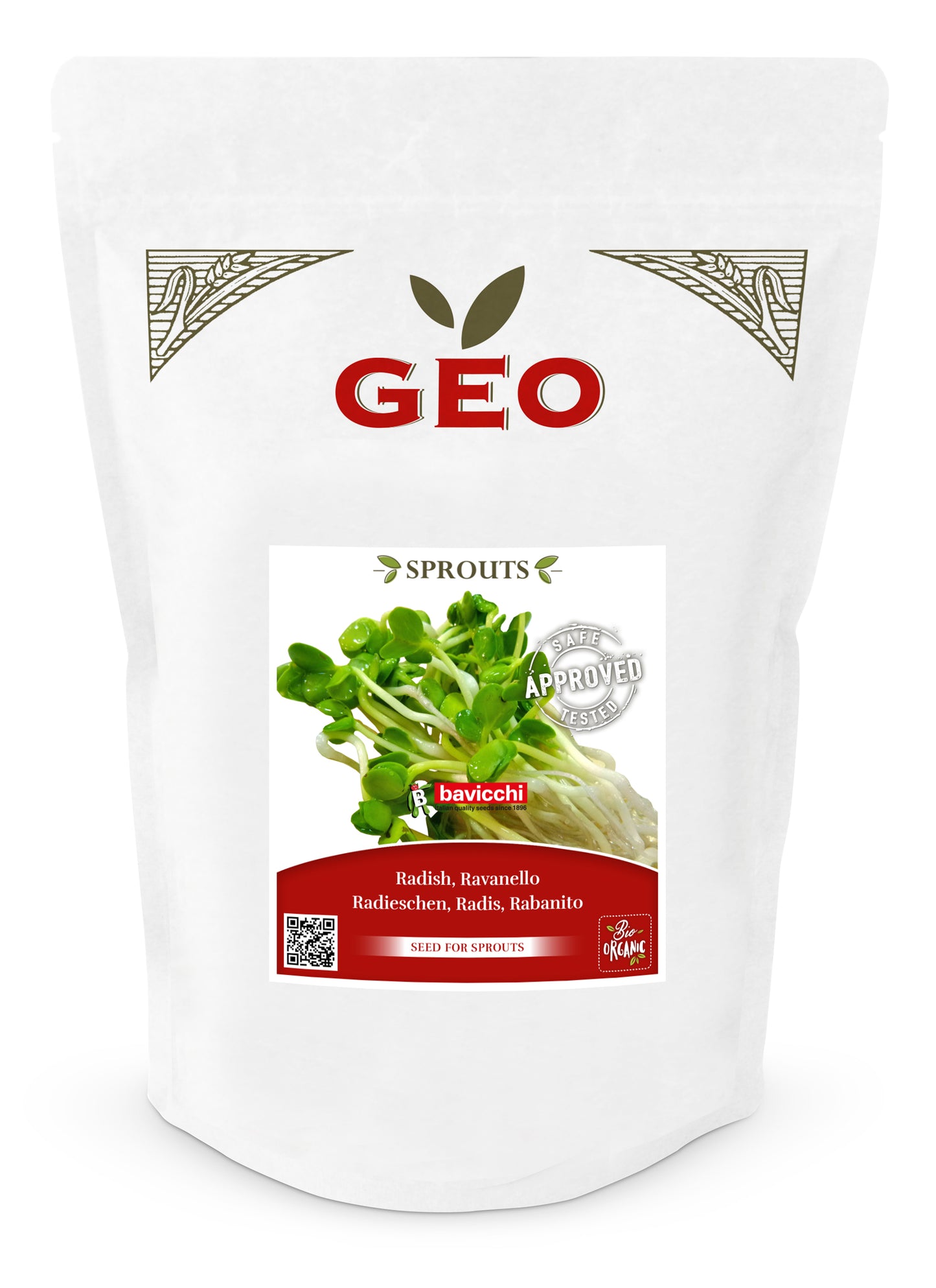 Radieschen (Daikon) Bio Keimsaat 500g