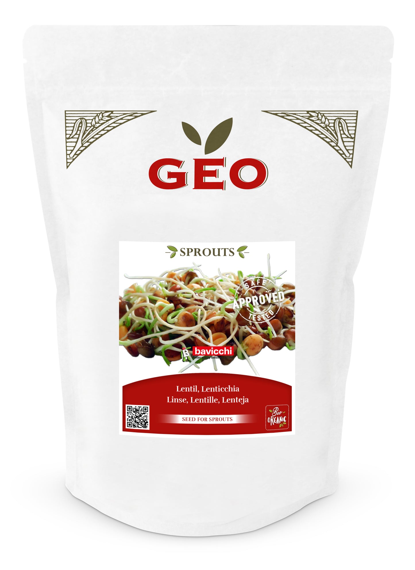 Hülsenfrüchte-Probierpaket Bio Keimsaat – 5 Sorten à je 90 g