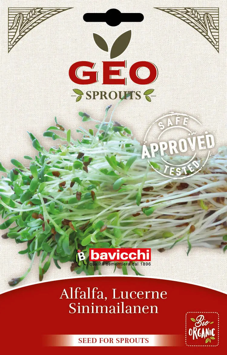 Geo Alfalfa Keimsprossen Verpackung