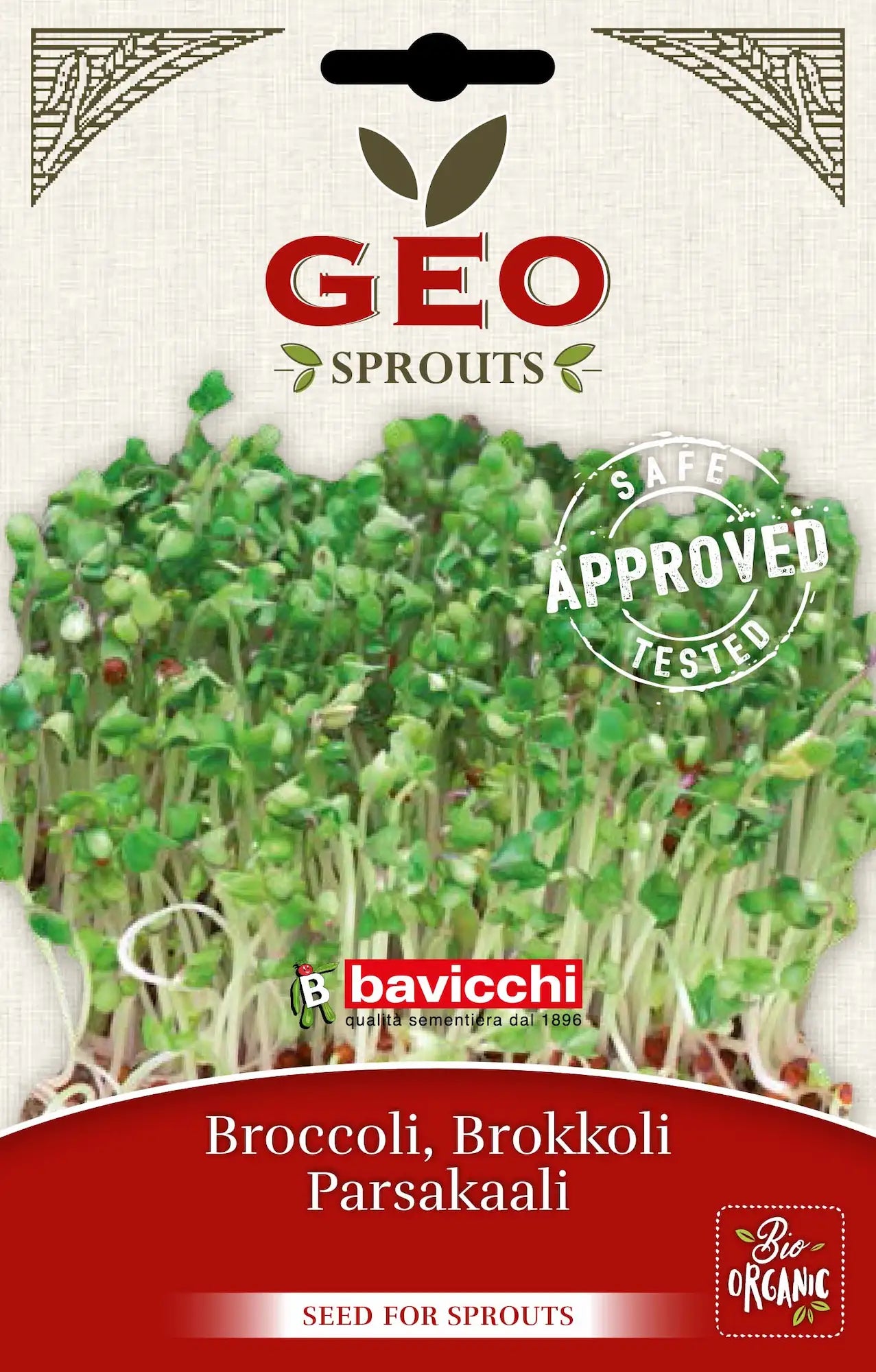 Geo Broccoli Keimsprossen Verpackung