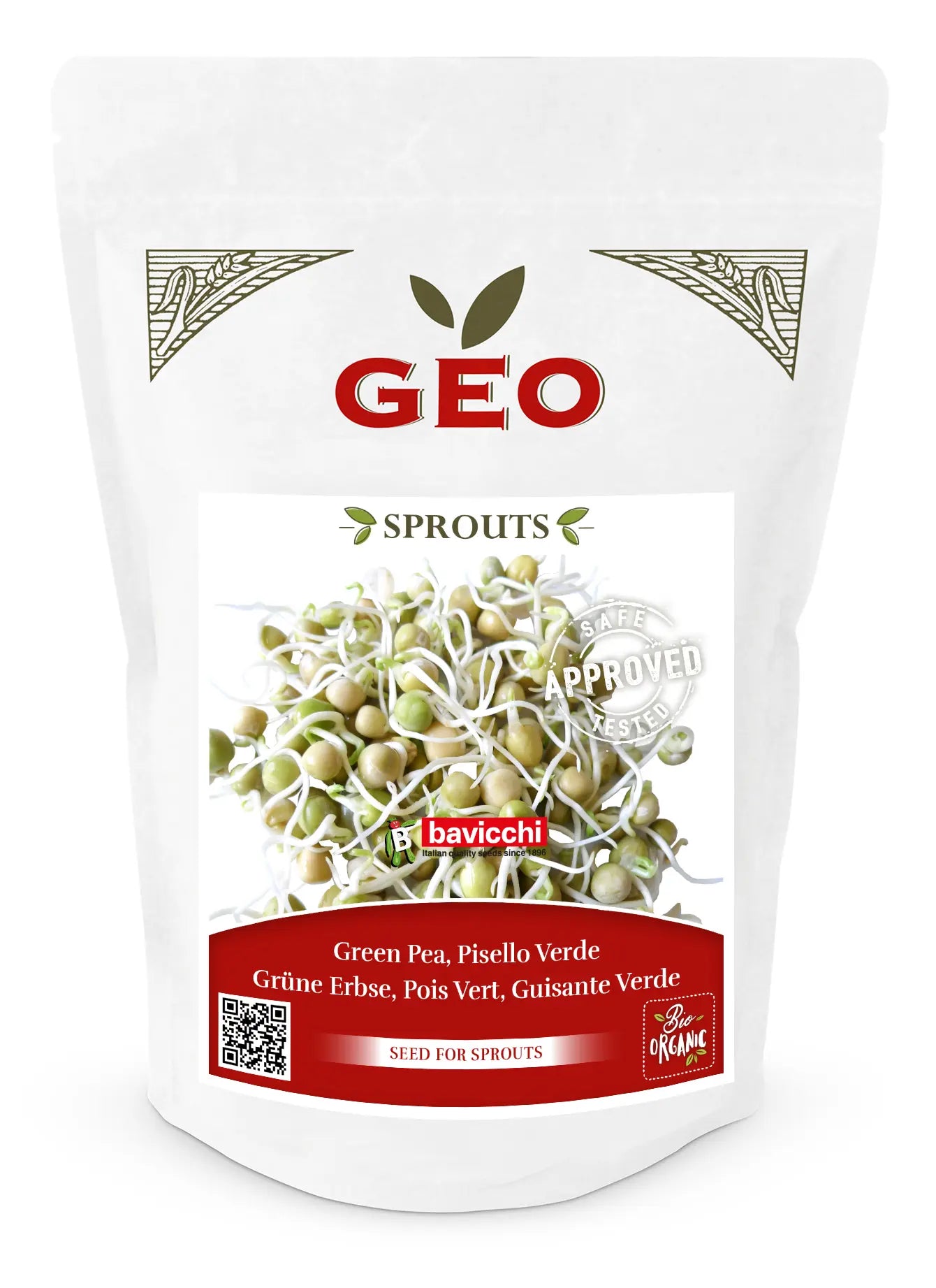Geo Grüne Erbse Keimsprossen Doypack
