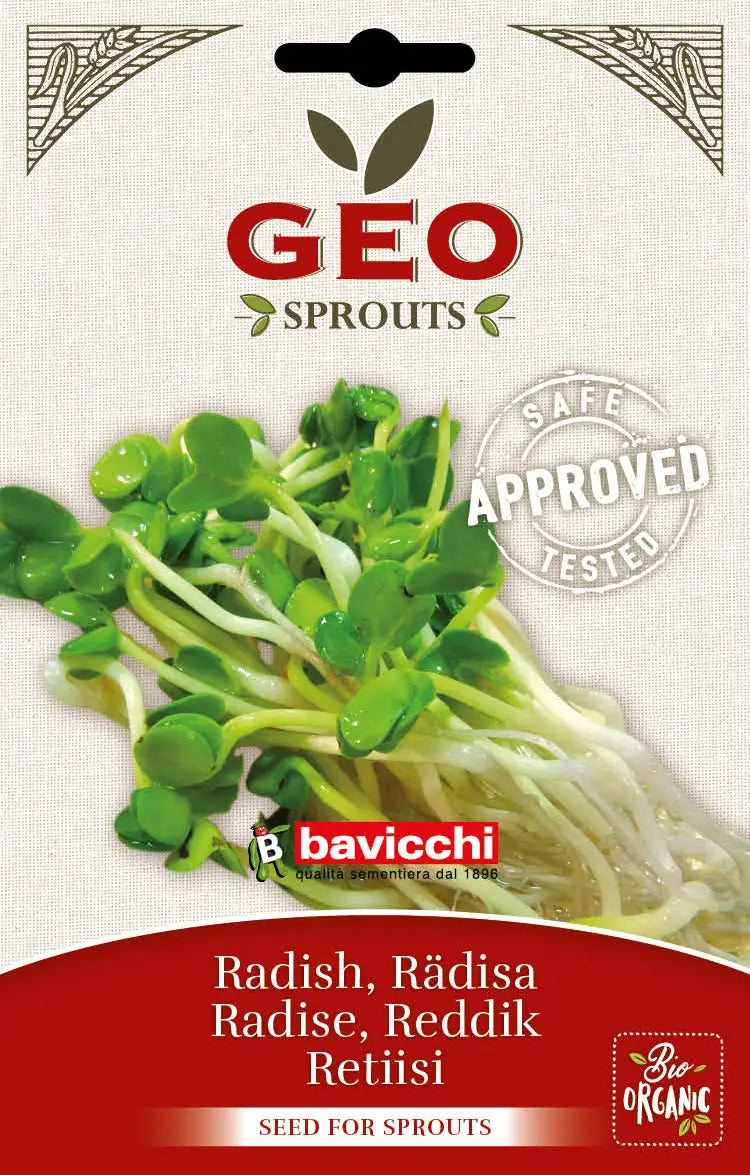 Geo Radieschen Daikon Keimsprossen Verpackung