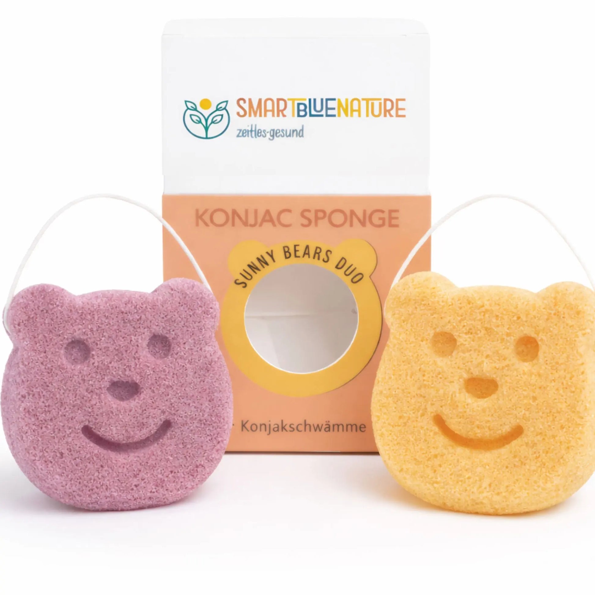 Pack Shot Konjacschwamm Bären Sunny Bears Duo